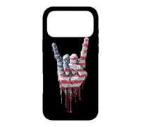 Death Metal Heavy Metal Music Drapeau américain Américain Drip Lover Coque pour iPhone 17 Pro Max