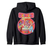Death Metal Sing-Along Skeletons Retro Funny Adult Humor Sweat à Capuche