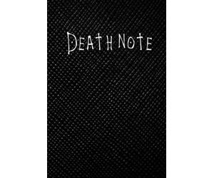Death Note: Cahier noir ligné avec ses Règles pour l'école ou l'agenda avec 120 pages (Papier Crème) - Un Cahier de 6x9 pouces pour écrire, ... les fans de l'Anime et du Manga Death Note