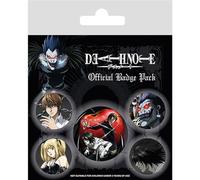 Death Note (Characters) pack de badge, Multicolore, 10 x 12,5cm