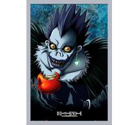 Death Note - Poster - Apple + cadre amovible, Shinsuke® Maxi MDF argenté, vitre acrylique