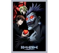 Death Note - Poster - Group + cadre amovible, Shinsuke® Maxi MDF argenté, vitre acrylique