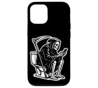 Death on The Throne Doom Scrolling The Internet Coque pour iPhone 12/12 Pro