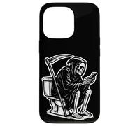 Death on The Throne Doom Scrolling The Internet Coque pour iPhone 13 Pro