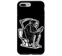 Death on The Throne Doom Scrolling The Internet Coque pour iPhone 7 Plus/8 Plus