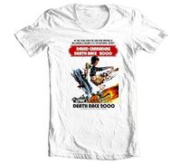 Death Race 2000 T Shirt Retro 70's Men's Adult fit Cotton Graphic Tee White3XL