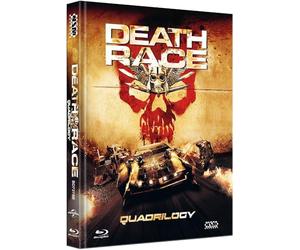 DEATH RACE Teil 1- 4 (Blu-Ray) (4Discs) Mediabook - uncut - limitiert auf 250 Stück