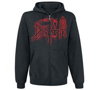 Death Scream Bloody Gore Sweat à Capuche zippé Noir XL