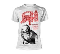 DEATH - SCREAM BLOODY GORE WHITE T-Shirt, Front & Back Print XX-Large