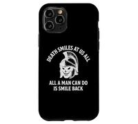 Death Smiles at Us All Stoic Marcus Aurelius Gladiator Citation Coque pour iPhone 11 Pro
