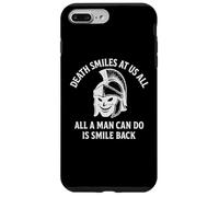 Death Smiles at Us All Stoic Marcus Aurelius Gladiator Citation Coque pour iPhone 7 Plus/8 Plus