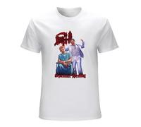 Death Spiritual Healing T-Shirt Graphic Top Printed Tee Shirt for Mens White S