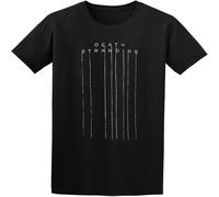 Death Stranding Graphic Hideo Kojima Video Game T Shirt Graphic Tee for Men Shirt Black XXL