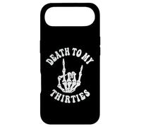 Death to My Thirties 30s Cool Turning 40th Birthday Squelette Coque pour iPhone Air