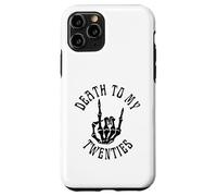 Death To My Twenties Funny R.I.P 20s, 30th Birthday Squelette Coque pour iPhone 11 Pro