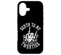 Death to My Twenties Funny R.I.P 20s, 30th Birthday Squelette Coque pour iPhone 17