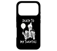 Death to My Twenties Funny R.I.P 20s, 30th Birthday Squelette Coque pour iPhone 17 Pro