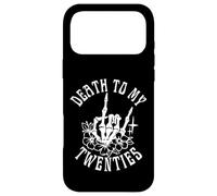 Death to My Twenties Funny R.I.P 20s, 30th Birthday Squelette Coque pour iPhone 17 Pro Max