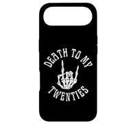Death to My Twenties Funny R.I.P 20s, 30th Birthday Squelette Coque pour iPhone Air