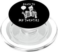 Death to My Twenties Funny R.I.P 20s, 30th Birthday Squelette PopSockets PopGrip pour MagSafe