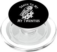 Death to My Twenties Funny R.I.P 20s, 30th Birthday Squelette PopSockets PopGrip pour MagSafe