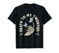 Death to My Twenties Funny R.I.P 20s, 30th Birthday Squelette T-Shirt