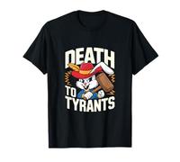 Death To Tyrants Lapin Révolte T-Shirt