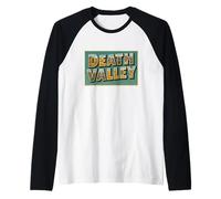 Death Valley California Graphique Vintage des années 50 Manche Raglan