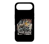 Death Valley Désert Coucher de Soleil Cactus Paysage Vintage Voyage Coque pour iPhone Air