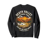 Death Valley National Park California Vintage Desert Emblème Sweatshirt