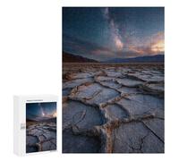 Death Valley's Salt Flats Under The Stars Puzzle 1000 Pièces Educa Jouet en Bois Cadeau Unique Décoration Intérieure Jeu Éducatif Challenge Toy Adultes Et Enfants À Partir De 14 Ans 300 PCS