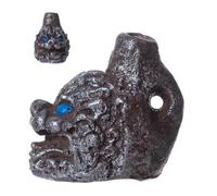 Death Whistle - 3.8x2.7x3.6cm jouet de truc terrifiant pour les aventures en plein air, son d'Halloween pratique avec effet effrayant, sifflets effrayants pour les hommes féminines filles adolescents,
