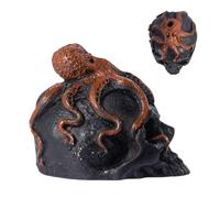 Death Whistle, Auto-défense Halloween Prank Tools | 7.2x9.3x7.4 cm Death Skull Horn Octopus Whistle | Pratique pour Les expositions de Guerre de Pique-Nique en Plein air