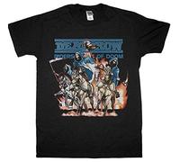Deathrow Riders of Doom 1986 Thrash Protector Living Death New Black T-T-Shirts à Manches Courtes(XX-Large)