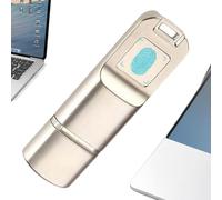 DEaThsalL Clé USB sécurisée cryptée par Empreinte Digitale, Protection par Mot de Passe, pour Le Stockage de données, clé USB Type-C, jusqu'à 10 Empreintes digitales 64GB