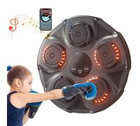 DEaThsalL Machine De Boxe Musicale Intelligente, pour La RéPonse D'Agilité des Sports De Boxe, avec Capteur De LumièRe Et Bluetooth, 400 Kg RéSiste Aux Coups, Aux Exercices De Fitness,Red-Light