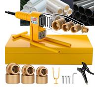 DEaThsalL Machine De Soudage De Tuyaux en Plastique, Affichage Numérique Intelligent 63/23 Types PE/PB/Ppr, Soudeur par Fusion De Tuyaux, Ligne Anti-Brûlure Réglable De 0 à 320 ℃,#32