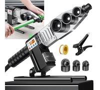 DEaThsalL Machine De Soudage en Plastique, Soudeuse par Fusion De Tuyaux à Affichage NuméRique PE/PB/PPR, 100-320 ℃ RéGlable, Matrice Anti-Blocage, Support en Forme De U De Pied De Mise à Niveau,#32