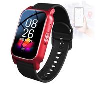 DEaThsalL Montre Connectée Senior Détecteur De Chute Traceur pour Personnes Âgées Suivi GPS Personne Agee Autonomie Longue en Temps Réel Bracelet Black