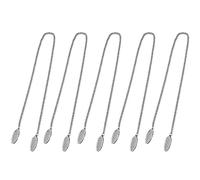 Deautie Clip de Fixation de Serviettes, 5Pcs Chaîne de Serviette, Clips de Serviette en Métal, Clip Serviette en Métal, Pinces Serviettes en Métal, pour la Maison, au Café, au Restaurant, à L'hôtel