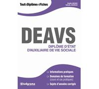 Deavs Diplôme d'Etat d'auxiliaire de vie sociale - Brigitte Anciaux - Studyrama Eds - broché - Scolaire / Universitaire