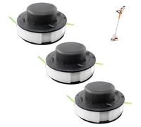deawater Lot de 3 têtes de rechange pour débroussailleuse Stihl FSA56, Auto-Cut 2-2, C2-2, Weed Eater String, 4008 710 4302, compatibles avec Stihl FSA 56, FSA 56, Têtes de fil de rechange