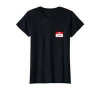 Deb, Badge « Hello My Name is Name is » T-Shirt Graphique avec Valeur, Femme, Noir, S