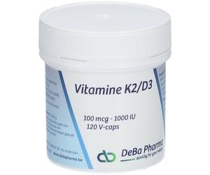 DeBa K2 100 mcg + D3 1000 IU Capsule(S) 120 pc(s)