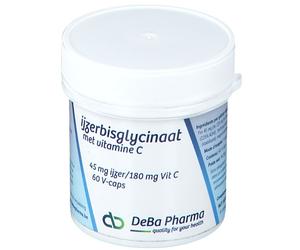 Deba Pharma Bisglycinate de Fer avec Vitamine C Capsule(S) 60 pc(s)