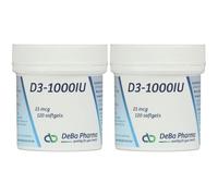 Deba Pharma D3-1000 IU 25 µg Capsule(S) Douce(S) 2x120 pc(s)