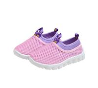 DEBAIJIA Mixte enfant Shoes Plate forme, E Évider Rose, 27/28 EU