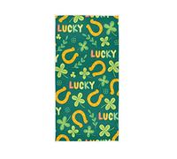 Debarbouillette La Saint-Patrick Porte-Bonheur Petites Serviettes Multicolor Serviette Personnalisée Haute Qualité Serviette D'Invité pour Douche Gymnase Hôtel S
