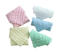 Débarbouillettes Bébé en Coton 5 Pièces, Lavettes Absorbantes