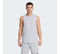 Débardeur 3 bandes Designed-for-Training Halo Silver L